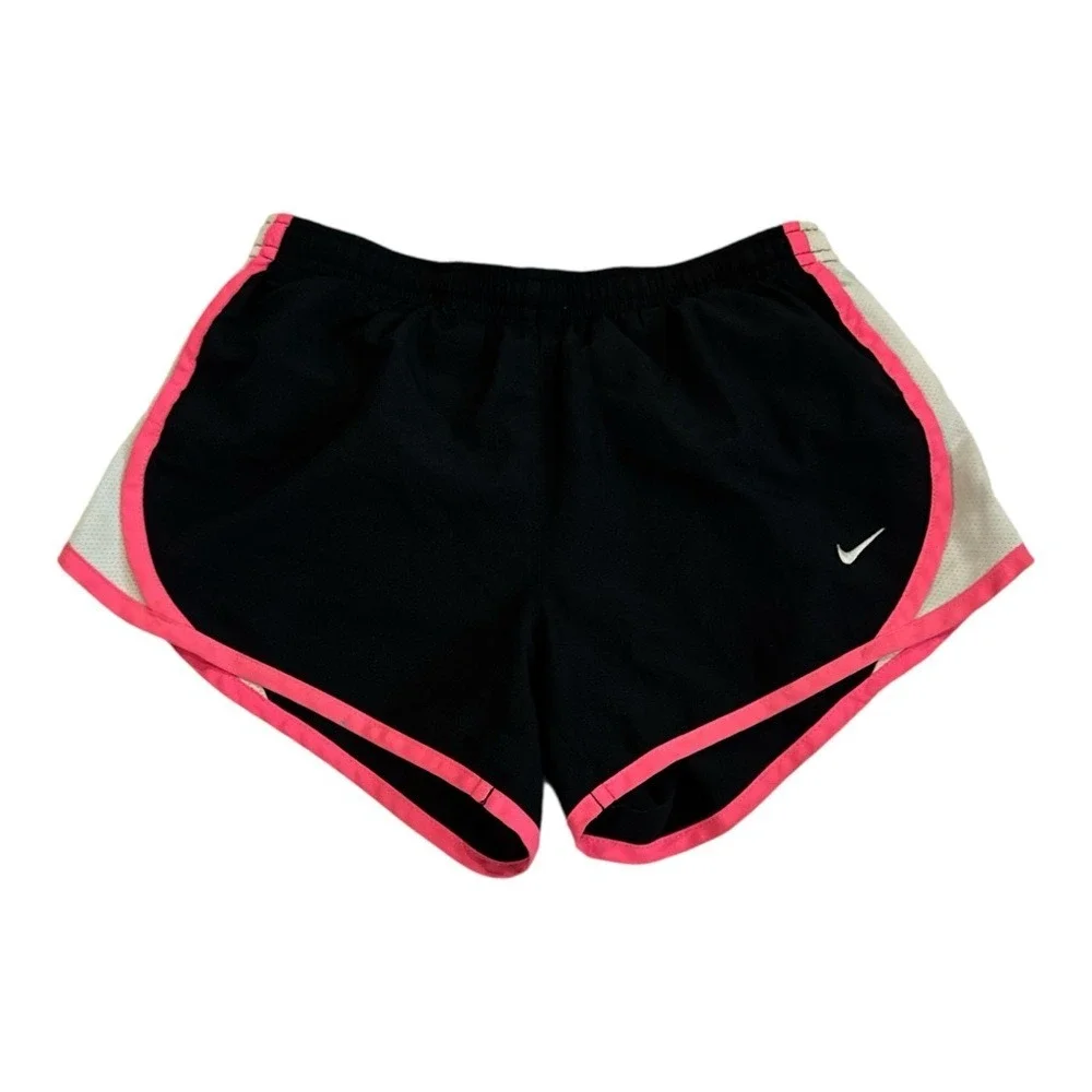 Nike Kids  Black Shorts‎ with Pink Trim